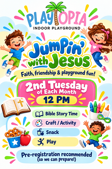 Jumpin' with Jesus flyer